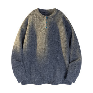 
2025 new spring and autumn handsome sweater couple style student junior high school high school sweater men loose top