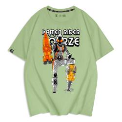 Quick-Drying Clothing 2025 New Anime Merchandise Kamen Rider Collaboration Unisex Short-Sleeve T-Shirt Summer Style