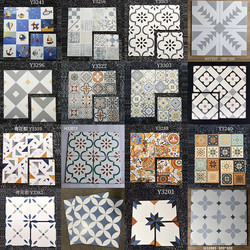 Beijing Tile Wholesale 300X300 Patterned Tiles for Indoor Kitchen Floor Tiles, Wall Tiles, Blue, Gray, White, Red, Colorful Patterned Tiles