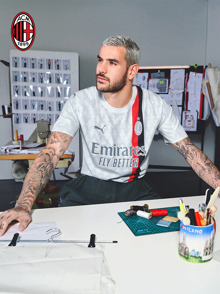 ACミラン 23/24 アウェイ ジャージ - テオレオ # 選手バージョン