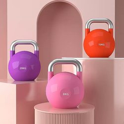 Competitive Kettlebells for Women, Home Fitness Equipment, Professional Cast Iron Dumbbells, Squat and Hip Lift Training Kettlebells