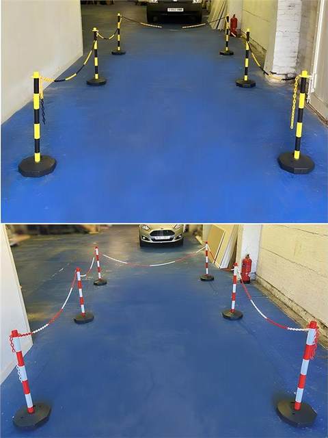 Isolation belt telescopic belt bank queue guardrail plastic safety cordon warning column fence one meter line railing