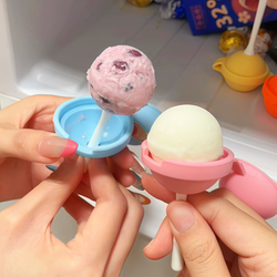 Lollipop Ice Cream Mold for Children, Food-Grade Household Ice Ball Popsicle Ice Cream Mini Ice Tray Ice Box