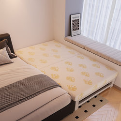 Folding Bed for Home Use, Adult Single Bed, Simple Assembly Bed, Postpartum Care Bed, Hotel Extra Bed, Companion Care Small Bed