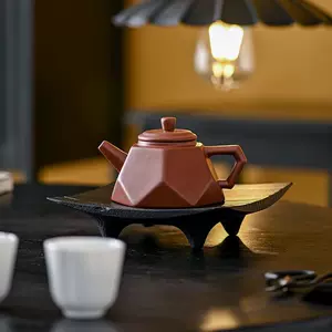 宜興紫砂壺  六客セット 楽天市場】宜興紫砂壺・扁西施（芦興龍・赤茶）180ml : 天香茶行