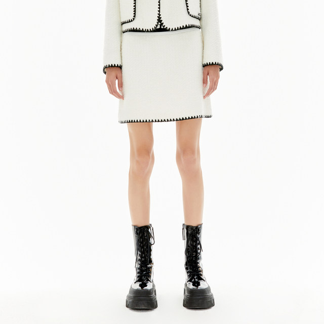 REVAN Revan Outlet Winter Sporty Tweed Skirt RU91501214
