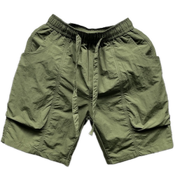Summer men's handsome work shorts solid color sports pants