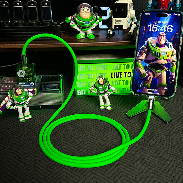 New silicone data cable is suitable for Apple iPhone17/16promax29WPD fast charging 100W dual typec thickened and lengthened 66w Huawei super flash charging customized car charging cable