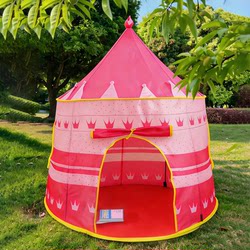 Children's Tent Outdoor Folding Portable Pink Yurt Picnic Camping Anti-Mosquito Bite Small House Playhouse