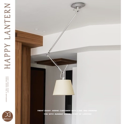 Italian Adjustable Dining Chandelier Tolomeo Swing Arm Vintage Study Dining Room Designer Multifunctional Area Lamp