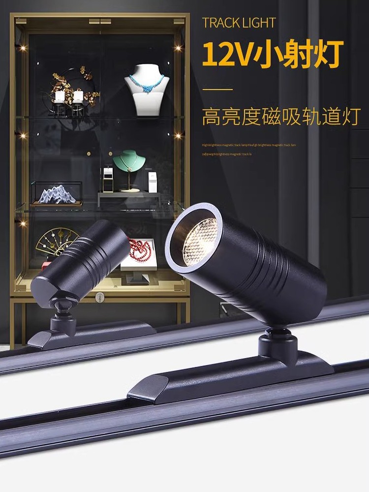 Magnetic guide rail - Black warm white light 3000k | Wudu aurora