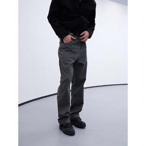 
GTAL American straight-leg casual pants three-dimensional tailoring tooling woodcut elastic trousers loose commuting basic men's pants