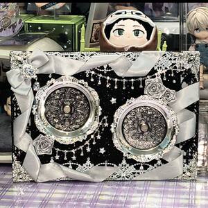 Dinner plate pain board high-face design pain bag material package decoration blue white pink black material wrapping board bar chitogumei