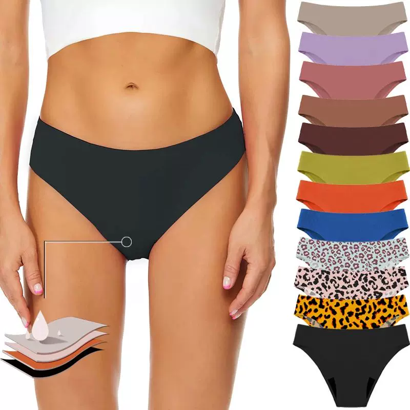 Seamless Menstrual Period Panties 4-Layer Leakproof Heavy Fl-Taobao
