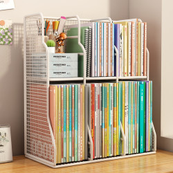Book Stand, Desktop Book Storage Rack, Subject Classification Bookshelf, Student Desk Organizer, Stationery Storage Rack, Bookshelf