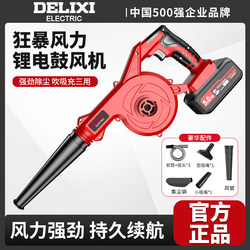 Delixi Rechargeable Small Lithium Battery Blower High-Power Industrial Dual-Use Computer Dust Cleaner