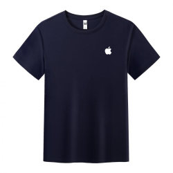 Apple Store Workwear T-Shirt Custom Printed with Logo Summer Digital Phone Store Employee Short-Sleeved Round Neck Pure Cotton