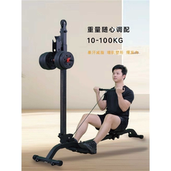 Dumbbell Rowing Machine, Household Rowing Machine, Fat Reduction, Multi-Functional Fitness Dumbbell Bench, Foldable Weight Adjustment