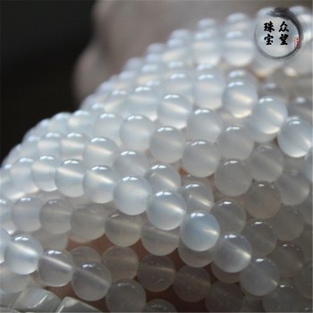 2-14mm natural white agate round beads, loose beads, handmade DIY bracelet earrings, necklace accessories