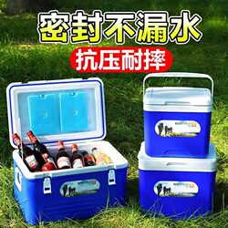 Camping Insulated Cooler Box, Commercial Ice Box for Outdoor Stalls, Foam Fishing Ice Bucket, Portable Commercial Use