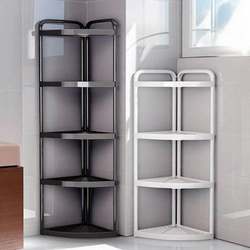 Bathroom Storage Rack, Floor-Standing Triangular Rack, Gap Storage Rack, Household Toilet Corner Storage Rack