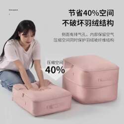 Press to Release Air, Easily Compress the Quilt Storage Bag, Specialized for down Jackets and Quilts, Dust-Proof Storage Bag for Bedding Organization