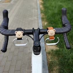 Bear Road Bike Hook Front Universal Powerful Load-bearing Mountain Bike Handlebar Cute Electric Bike No-Punch Front