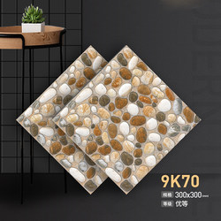Foshan 300X300 Pebbles Small Floor Tiles Non-Slip Outdoor Garden Tiles Balcony Open-Air Courtyard Bathroom Antique