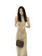 New Chinese retro high-end and simple light luxury temperament dress for women's summer new Chinese style cheongsam long skirt