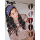 Tagi. Wide-brimmed knitted pearl retro headband for women with high skull, high-end sense, wide version fashionable hair accessories and headwear
