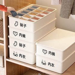 Dormitory Underwear Storage Box, Home Drawer-Type Intimate Clothing Organizer, Wardrobe Underwear and Socks Three-In-One Organizing Box