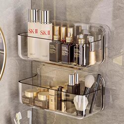 Bathroom Storage Rack, Washbasin, No-Drill Wall-Mounted Bathroom Shelf, Balcony Toilet Wall Storage Shelf