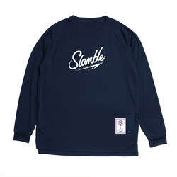 Slamble Basketball Jersey Sports Long-Sleeved Thin T-Shirt Men's Quick-Drying Sweat-Wicking Training Warm-Up Loose Fitness Clothing