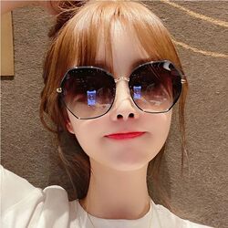 Xiaohongshu Women's Popular Polarized Sunglasses, Korean Style, Influencer Picks, Uv Protection, High-End Women's Glasses