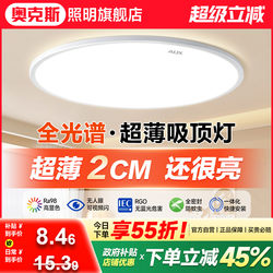 Balcony Light 2026 New Model Simple Modern Ultra-Thin Led Ceiling Light Waterproof Dustproof Bedroom Bathroom Three-Proof Lighting Fixture