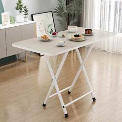 Table, New Folding Table, Dining Table, Household Small Table, Portable Simple Small Table, Outdoor Study Table, Stall Table