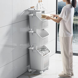 Foldable Dirty Laundry Basket for Home Bathroom, High-Capacity Laundry Hamper with a Stylish Design, Laundry Cart Storage