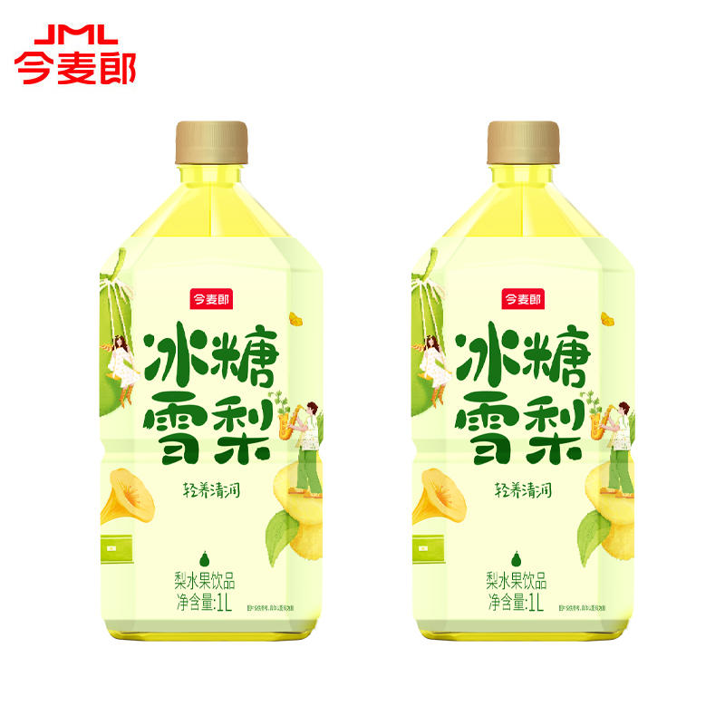 今麦郎冰糖雪梨1L*9大瓶装整箱特批梨旗舰店正品水果茶饮料饮品-淘宝网