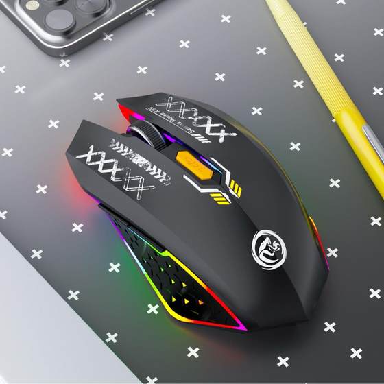 
Bluetooth Wireless Mouse Charging Silent E-Sports Game Computer Accessories for Boys and Girls Suitable for Xiaomi, Lenovo and Huawei