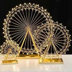 Ferris Wheel Rotating Luminous Model Hotel Living Room Office Ornaments Home Decoration Creative Birthday Gift