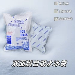 Double-Sided Self-Absorbing Ice Pack for Express Delivery, Special for Freezing, Disposable Fresh-Keeping Food, Commercial Reusable Insulation Bag
