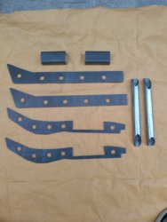 Jihuo Ae4 Original Frame Reinforcement Parts, Original Frame Reinforcement Parts Set of 8 Pieces, Available in 6mm and 8mm Thickness Options