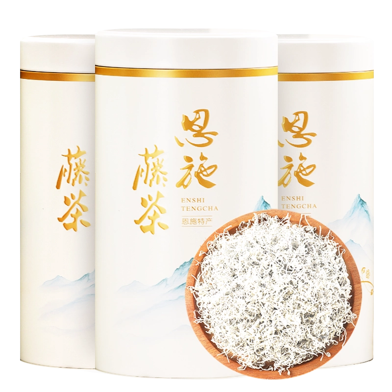 恩施藤茶旗舰店2025新茶富硒龙须芽尖紫藤紫金莓