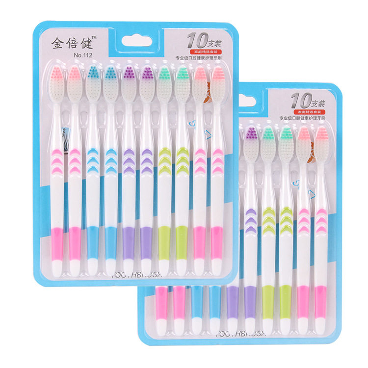 성인용 죽탄 연모칫솔 10개, 홈데코레이션, 초극세, 초부드러운 대나무숯 커플, 여성용, 남성용 스페셜 세트 -