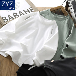 
Boys spring long-sleeved T-shirt 2026 new children's spring and autumn round neck bottoming shirt boys trendy cool casual tops