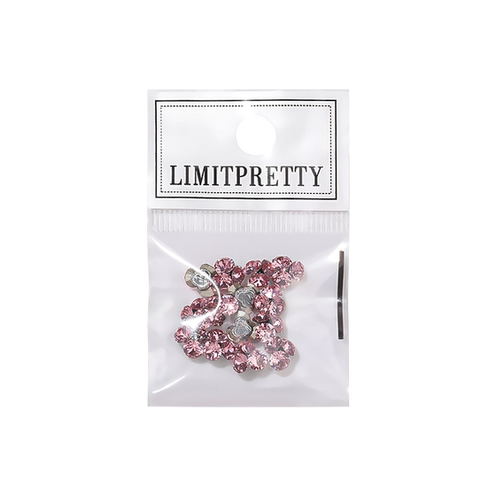 
Authentic Swarovski diamond crystal pink high-end nail decoration super flash dove egg tip bottom diamond nail art accessories