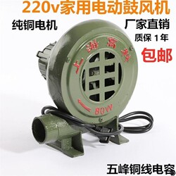 German Imported Kowloon Mountain Blower 220V Stove Blower Household Small Blower Barbecue Combustion Aid Waste Blower