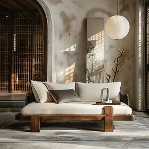 
New Chinese Zen style ash wood black walnut sofa multi-seat reception furniture office hotel B&B club