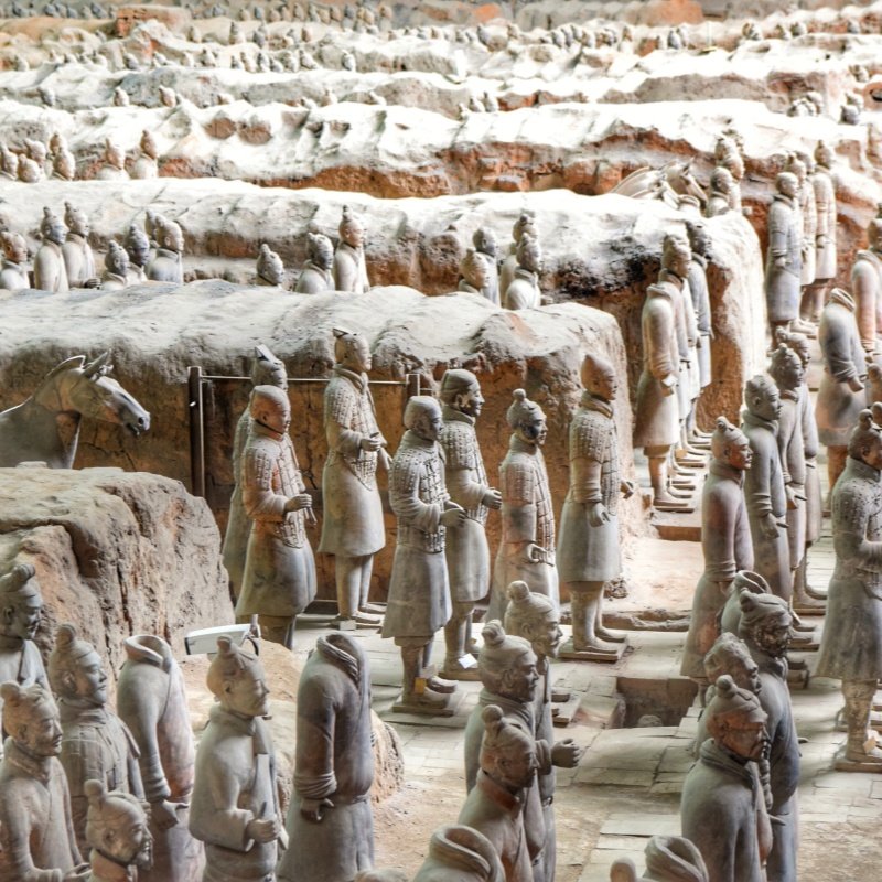 陕西4天3晚跟团游 华清池兵马俑华山 含3早2正3酒店 接送机/站