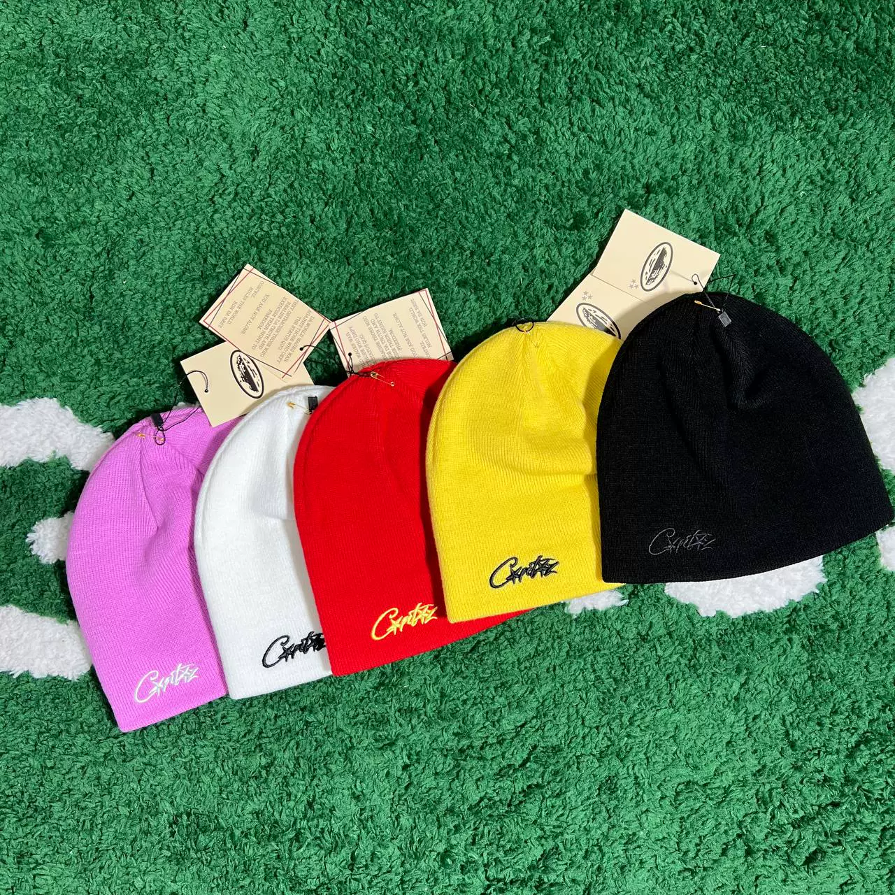 corteiz beanie small logo crtz rtw 冷帽-Taobao Singapore